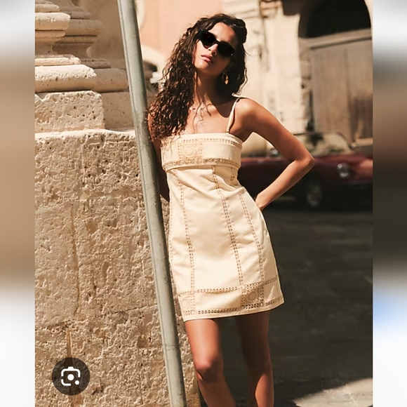 NWT JCrew Women's Crochet-panel mini dress Size 8 Fall - Picture 1 of 13